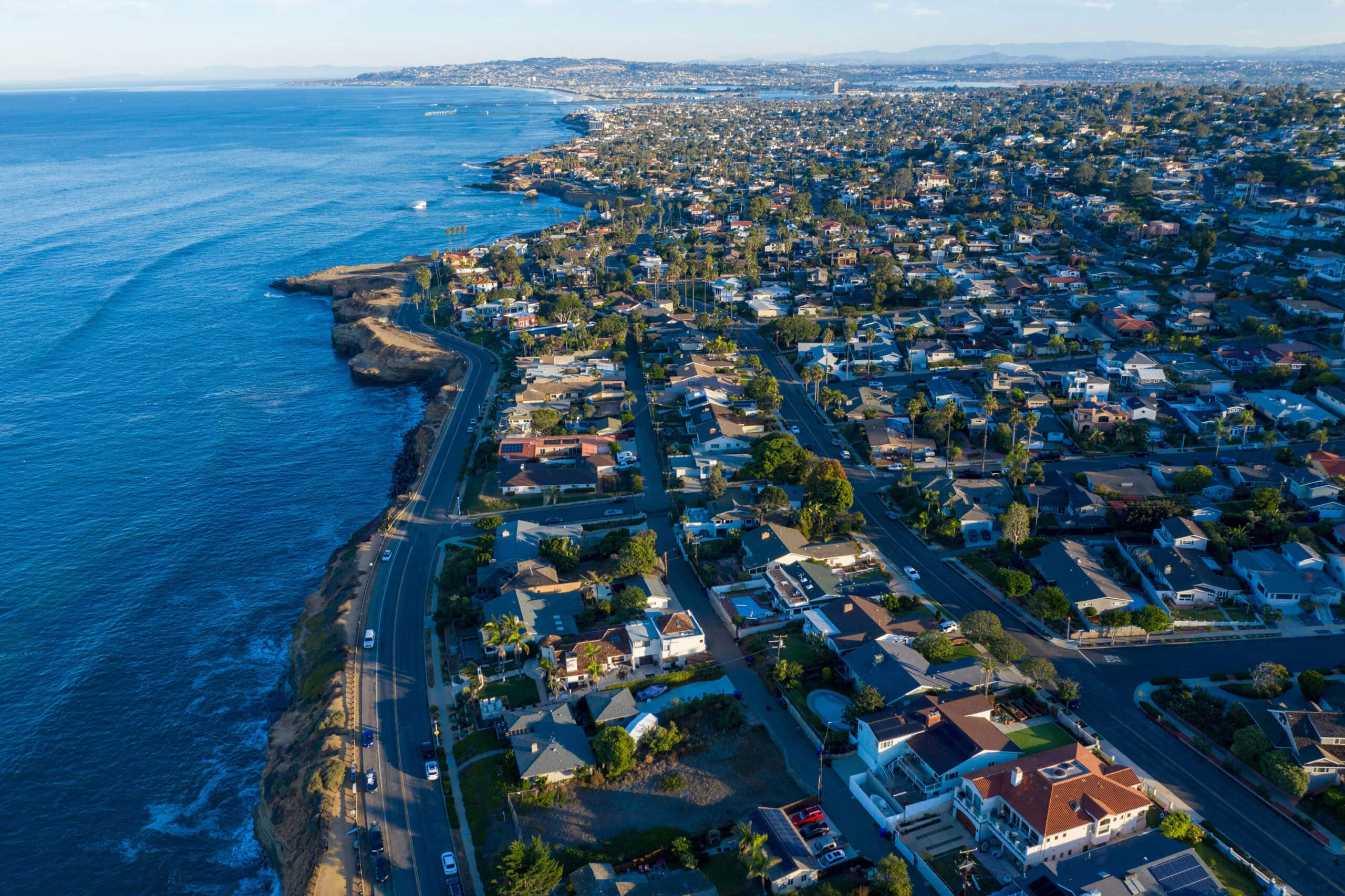 San Diego City Guide - Arial view of San Diego CA - Mayflower